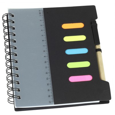 Large Notebook with Pen & Ruler G1624_ORSO