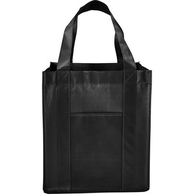 Laminated Non-Woven Grocery Tote (SM-7713_BUL)