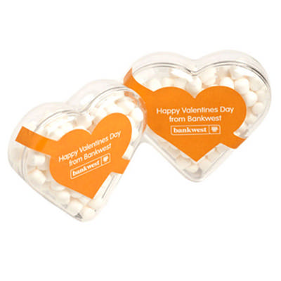 Acrylic Heart Filled with Mints 50G (CC030C_CONF)