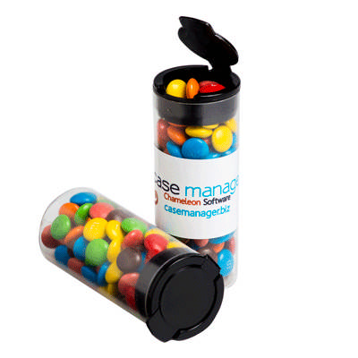Flip Lid Tube Filled with M&Ms 35G (CC062C_CONF)