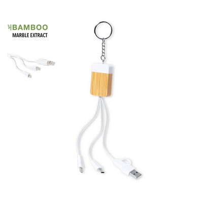 Brestin Marble/Bamboo Charging Cable