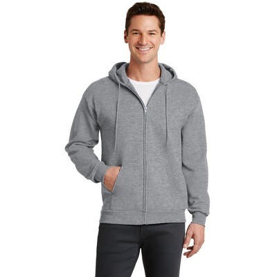 Port & Company - Core Fleece Full-Zip Hooded Sweatshirt.: S - XL