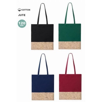 Bag in combination of Cotton & Jute - Suelva