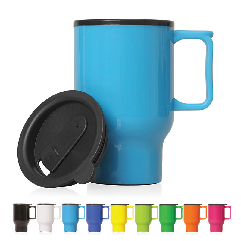 Travel Mug Plastic Double Wall 560ml (M248_GLOBAL)