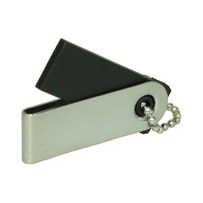 Micro Metal Swivel Flash Drive 4GB