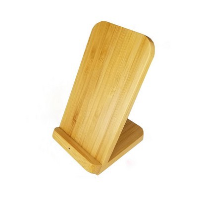 Stirling Fast Wireless Charge Bamboo Stand