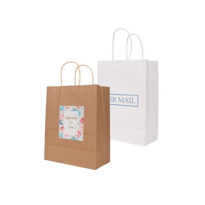 Twisted Handle Kraft Paper Bag(220x270x110mm)