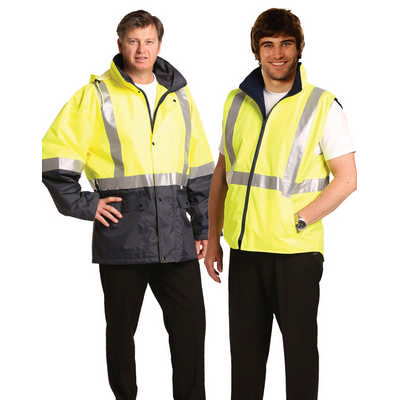 Hi-vis Three In One Safety Jacket With 3m Tapes SW20A_WIN